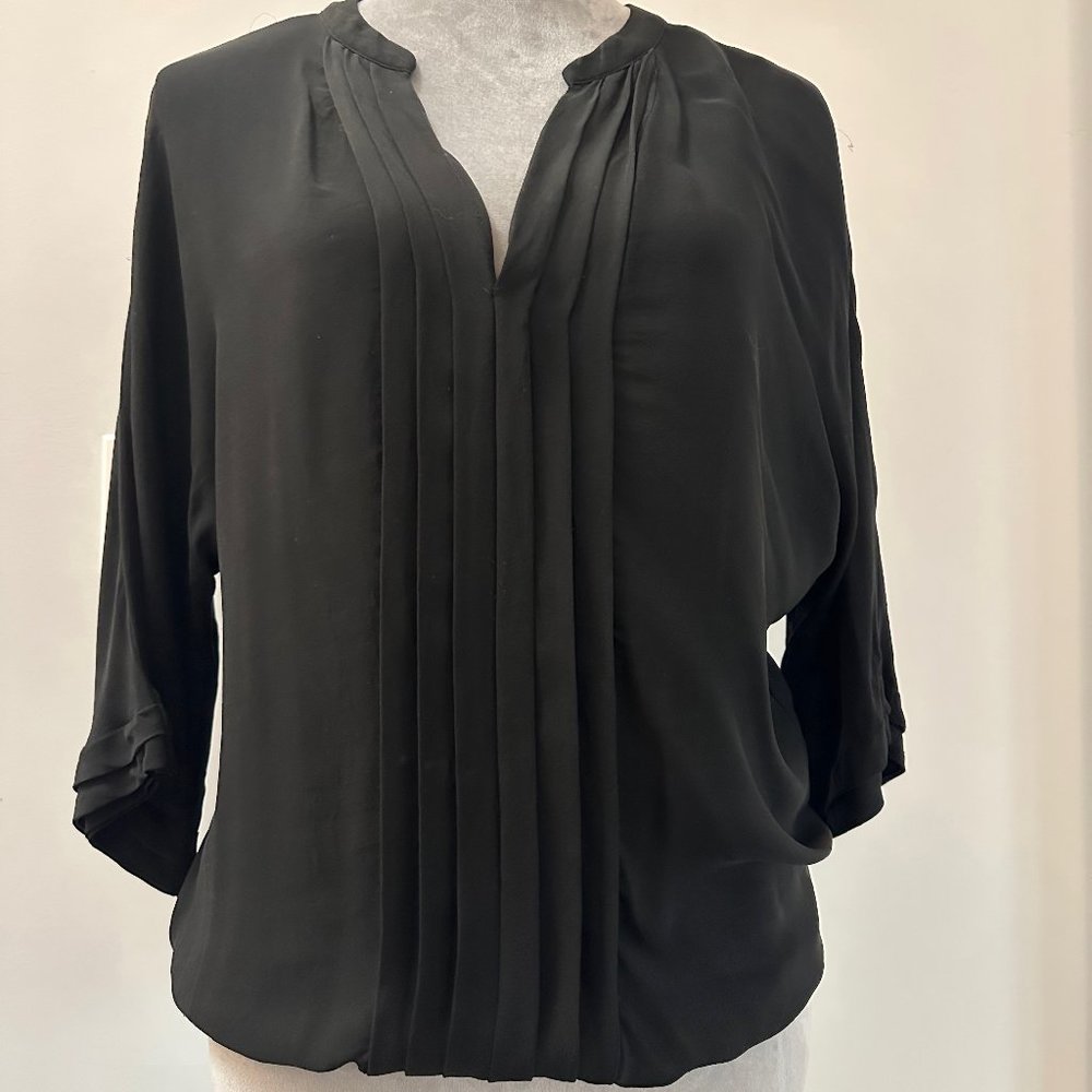 Joie Black Silk Blouse